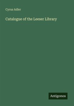 Cover Catalogue of the Leeser Library