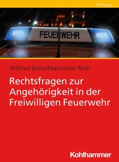 Cover Rechtsfragen zur Angehörigkeit in der Freiwilligen Feuerwehr
