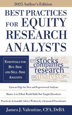 Cover Best Practices for Equity Research Analysts