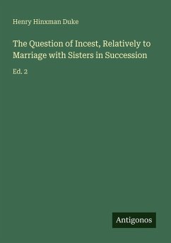 Cover The Question of Incest, Relatively to Marriage with Sisters in Succession