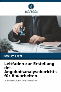 Cover Leitfaden zur Erstellung des Angebotsanalyseberichts für Bauarbeiten