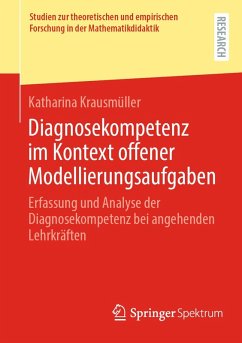 Cover Diagnosekompetenz im Kontext offener Modellierungsaufgaben (eBook, PDF)