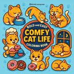 Bold & Easy Comfy Cat Life Coloring Book