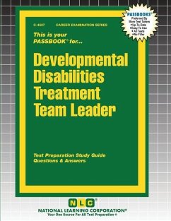 Developmental Disabilities Treatment Team Leader Developmental Disabilities Treatment Team Leader