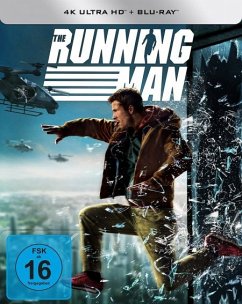 Cover The Running Man 2025 / 4K Ultra HD Blu-ray + Blu-ray / Limited Steelbook
