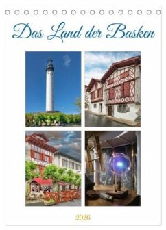 Das Land der Basken (Tischkalender 2026 DIN A5 hoch), CALVENDO Monatskalender