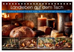 Cover Landleben auf dem Tisch (Tischkalender 2026 DIN A5 quer), CALVENDO Monatskalender