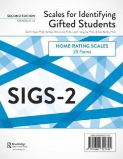 Scales for Identifying Gifted Students (SIGS-2) - Ryser, Gail R.; McConnell, Kathleen; Sanguras, Laila Y.; Kettler, Todd Scales for Identifying Gifted Students (SIGS-2) - Ryser, Gail R.; McConnell, Kathleen; Sanguras, Laila Y.; Kettler, Todd