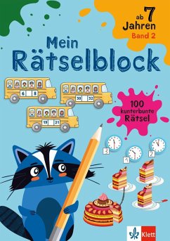 Cover Klett Mein Rätselblock ab 7 Jahren Band 2