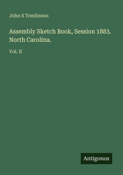 Cover Assembly Sketch Book, Session 1883. North Carolina.