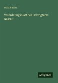 Verordnungsblatt des Herzogtums Nassau Verordnungsblatt des Herzogtums Nassau