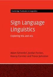 Cover Sign Language Linguistics