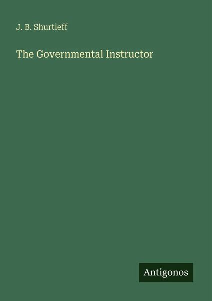 The Governmental Instructor The Governmental Instructor