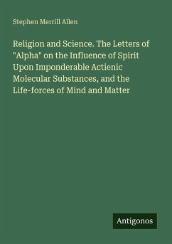 Cover Religion and Science. The Letters of 
