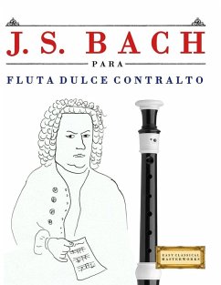 Cover J. S. Bach para Flauta Dulce Contralto
