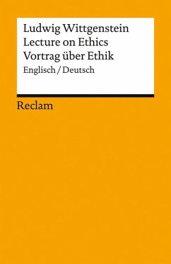 Cover Lecture on Ethics / Vortrag über Ethik. Englisch/Deutsch