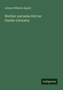Cover Werther und seine Zeit zur Goethe-Litteratur