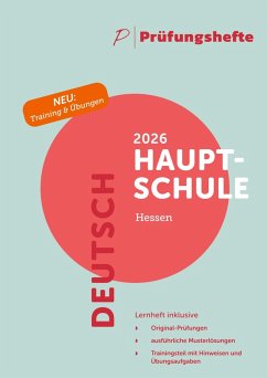 Cover Prüfungsheft & Training - 2026 Deutsch Hauptschule - Hessen - Original-Prüfungen und Lösungen