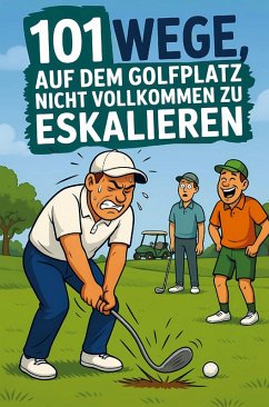 Cover 101 Wege, auf dem Golfplatz nicht vollkommen zu eskalieren: Das lustige Geschenkbuch für Golfer, die kurz vorm Nervenzusammenbruch stehen