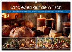Cover Landleben auf dem Tisch (Wandkalender 2026 DIN A2 quer), CALVENDO Monatskalender