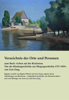 Cover Verzeichnis der Orte und Personen zum Buch 