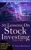50 Lessons On Stock Investing Volume 1 (eBook, ePUB)