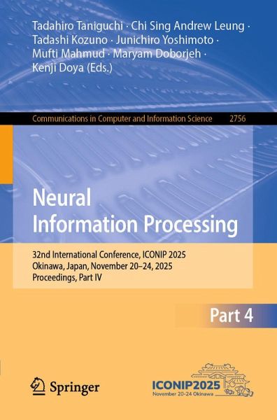 Neural Information Processing (eBook, PDF) Neural Information Processing (eBook, PDF)