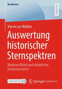 Cover Auswertung historischer Sternspektren (eBook, PDF)