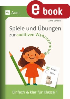 Cover Spiele und Übungen zur auditiven Wahrnehmung (eBook, PDF)