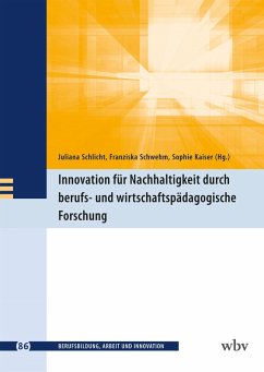 Cover Innovation für Nachhaltigkeit durch berufs- und wirtschaftspädagogische Forschung (eBook, PDF)