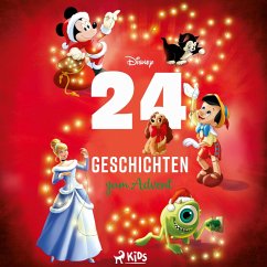 Cover Disney 24 Geschichten zum Advent: Der Adventskalender zum Hören mit Micky, Arielle und vielen andere (MP3-Download)