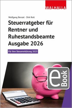 Cover Steuerratgeber für Rentner und Ruhestandsbeamte - Ausgabe 2026 (eBook, PDF)