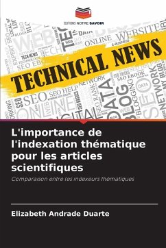 Cover L'importance de l'indexation thématique pour les articles scientifiques