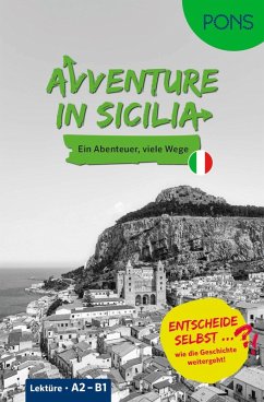 Cover PONS Entscheide selbst ... Lektüre Italienisch A2-B1 - Avventure in Sicilia