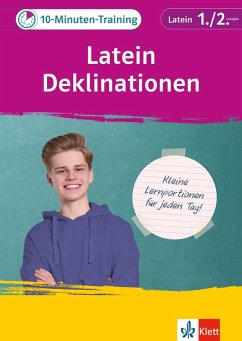 Cover Klett 10-Minuten-Training Latein Deklinationen 1./2. Lernjahr