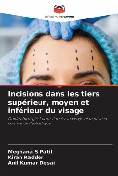 Cover Incisions dans les tiers supérieur, moyen et inférieur du visage