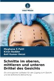 Schnitte im oberen, mittleren und unteren Drittel des Gesichts
