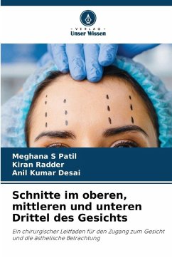 Cover Schnitte im oberen, mittleren und unteren Drittel des Gesichts