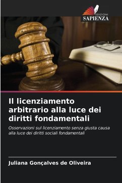 Cover Il licenziamento arbitrario alla luce dei diritti fondamentali