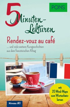 Cover PONS 5-Minuten-Lektüren Französisch A1 - Rendez-vous au café