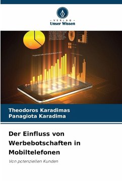 Cover Der Einfluss von Werbebotschaften in Mobiltelefonen