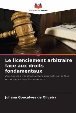 Cover Le licenciement arbitraire face aux droits fondamentaux