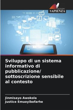 Cover Sviluppo di un sistema informativo di pubblicazione/ sottoscrizione sensibile al contesto