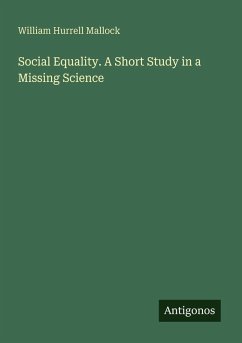 Cover Social Equality. A Short Study in a Missing Science