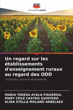 Cover Un regard sur les établissements d'enseignement ruraux au regard des ODD