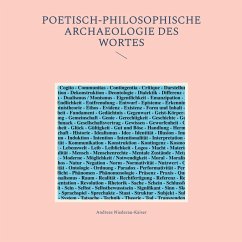 Cover Poetisch-philosophische Archaeologie des Wortes