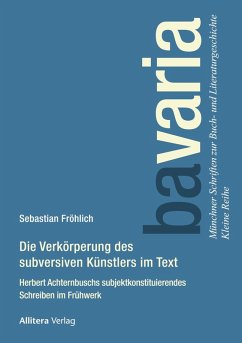 Cover Die Verkörperung des subversiven ­Künstlers im Text