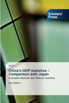 Cover China's GDP statistics - Comparison with Japan