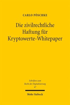 Cover Die zivilrechtliche Haftung für Kryptowerte-Whitepaper