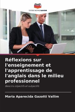 Cover Réflexions sur l'enseignement et l'apprentissage de l'anglais dans le milieu professionnel